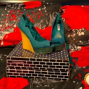 Green Jennifer Lopez Heels